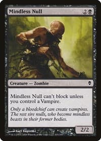 Mindless Null - Zendikar - Magic: The Gathering card