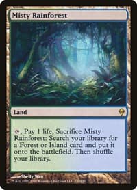 Misty Rainforest - Zendikar - Magic: The Gathering card
