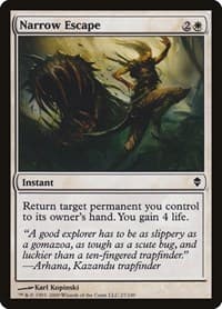 Narrow Escape - Zendikar - Magic: The Gathering card