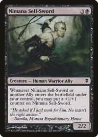 Nimana Sell-Sword - Zendikar - Magic: The Gathering card