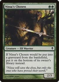 Nissa's Chosen - Zendikar - Magic: The Gathering card