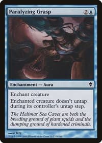 Paralyzing Grasp - Zendikar - Magic: The Gathering card