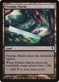 Piranha Marsh - Zendikar - Magic: The Gathering card