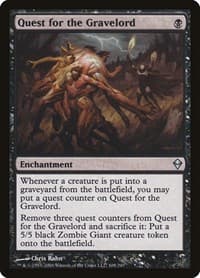 Quest for the Gravelord - Zendikar - Magic: The Gathering card