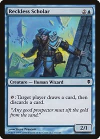 Reckless Scholar - Zendikar - Magic: The Gathering card