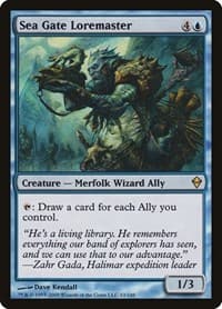 Sea Gate Loremaster - Zendikar - Magic: The Gathering card