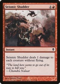 Seismic Shudder - Zendikar - Magic: The Gathering card