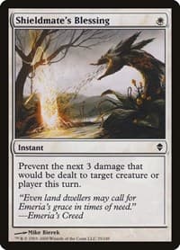 Shieldmate's Blessing - Zendikar - Magic: The Gathering card