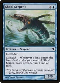 Shoal Serpent - Zendikar - Magic: The Gathering card