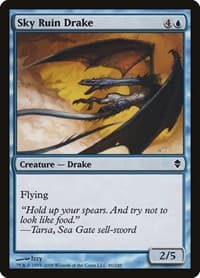 Sky Ruin Drake - Zendikar - Magic: The Gathering card