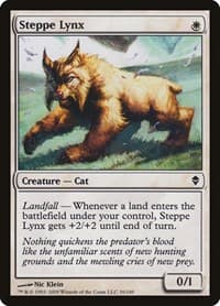 Steppe Lynx - Zendikar - Magic: The Gathering card