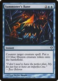 Summoner's Bane - Zendikar - Magic: The Gathering card