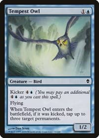 Tempest Owl - Zendikar - Magic: The Gathering card