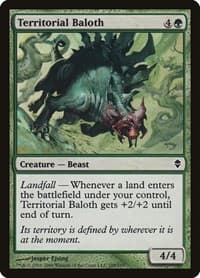 Territorial Baloth - Zendikar - Magic: The Gathering card