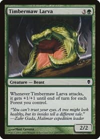 Timbermaw Larva - Zendikar - Magic: The Gathering card