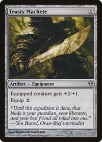 Trusty Machete - Zendikar - Magic: The Gathering card