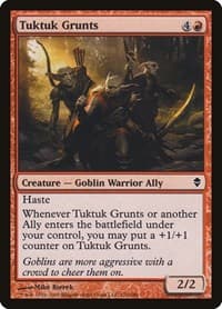 Tuktuk Grunts - Zendikar - Magic: The Gathering card