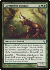 Turntimber Basilisk - Zendikar - Magic: The Gathering card