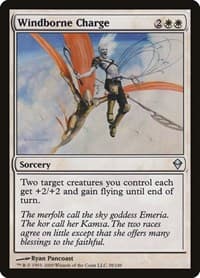 Windborne Charge - Zendikar - Magic: The Gathering card