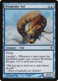 Windrider Eel - Zendikar - Magic: The Gathering card