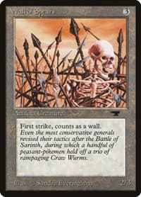 Wall of Spears - Antiquities - Magic: The Gathering card