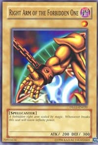 Right Arm of the Forbidden One - Dark Legends - YuGiOh card