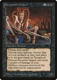 Yawgmoth Demon - Antiquities - Magic: The Gathering card