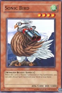 Sonic Bird - Dark Legends - YuGiOh card