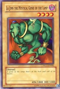 La Jinn the Mystical Genie of the Lamp - Dark Legends - YuGiOh card