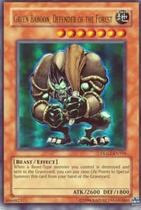 Green Baboon, Defender of the Forest - Dark Legends - YuGiOh card
