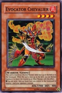 Evocator Chevalier - Structure Deck: Warriors' Strike - YuGiOh card