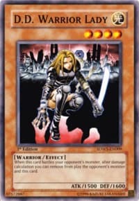 D.D. Warrior Lady - Structure Deck: Warriors' Strike - YuGiOh card