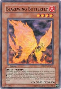 Blazewing Butterfly - Structure Deck: Warriors' Strike - YuGiOh card