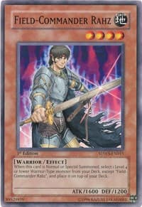 Field-Commander Rahz - Structure Deck: Warriors' Strike - YuGiOh card