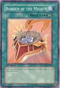 Burden of the Mighty - Structure Deck: Warriors' Strike - YuGiOh card