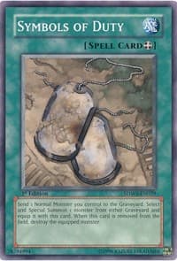 Symbols of Duty - Structure Deck: Warriors' Strike - YuGiOh card