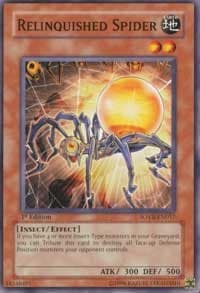 Relinquished Spider - Stardust Overdrive - YuGiOh card