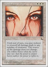 Blood of the Martyr - Chronicles - Magic: The Gathering card