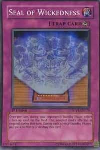 Seal of Wickedness - Stardust Overdrive - YuGiOh card