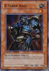 X-Saber Axel - Hidden Arsenal - YuGiOh card