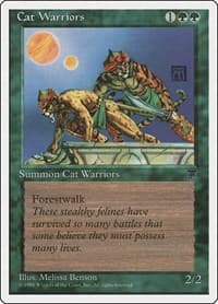 Cat Warriors - Chronicles - Magic: The Gathering card