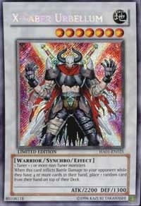 X-Saber Urbellum - Hidden Arsenal - YuGiOh card