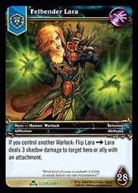 Felbender Lara - Scourgewar - WoW card