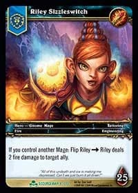 Riley Sizzleswitch - Scourgewar - WoW card
