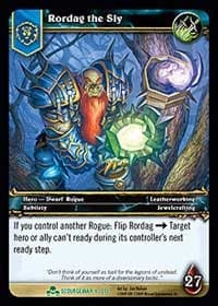 Rordag the Sly - Scourgewar - WoW card