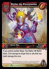 Blythe the Pyromaniac - Scourgewar - WoW card