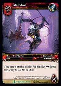 Maloduri - Scourgewar - WoW card