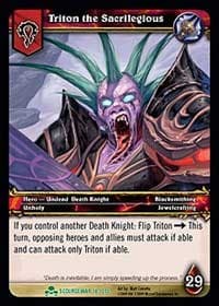 Triton the Sacrilegious - Scourgewar - WoW card
