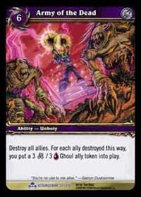 Army of the Dead - Scourgewar - WoW card
