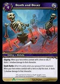 Death and Decay - Scourgewar - WoW card